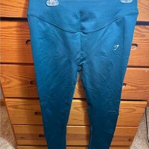 Gymshark Deep Teal Seamless Leggings